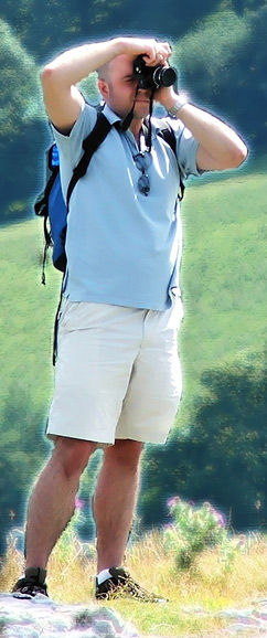 Mark on location in Wales 2006
